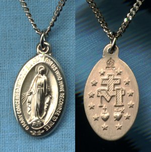 Oval Miraculous Medal - Gold Filled