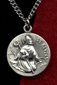 St. Kevin Medal In Sterling