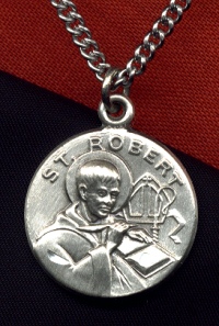 Round Sterling St. Robert Medal