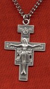 San Damiano Cross 1 1/2 In. Sterling