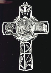 Pewter St. Gerard Cross