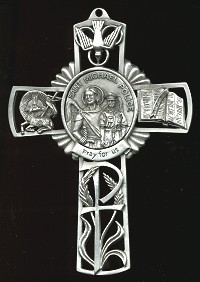 Pewter St. Michael/ Police Cross