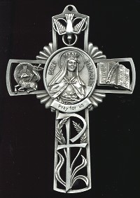 Pewter St. Elizabeth Cross