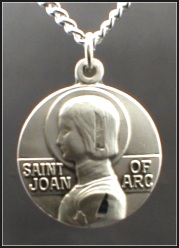 St. Joan Of Arc Sterling Medal