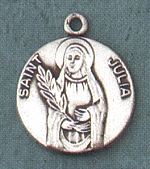 St. Julia Sterling Medal 