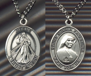 Divine Mercy Sterling Medal