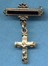 1/2 Inch Crucifix Pin