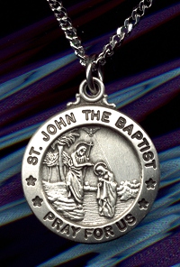 St. John The Baptist Sterling Medal