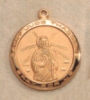 St. Jude Thadeus Medal 3/4 In. Gold on Sterling