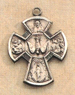 Maltese 4-Way Medal Sterling