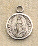 Small Round Miraculous Medal Sterling