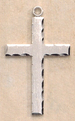 Large Beveled Edge in Sterling