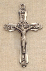 Delicate 1 1/2 In. Crucifix Sterling