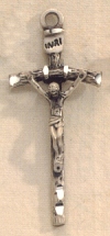 Papal Crucifix in Sterling