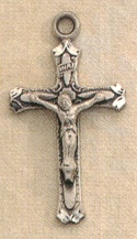 7/8 In. Crucifix Sterling Silver