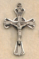 Sterling Crucifix 7/8 In.