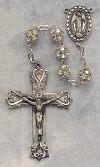 Multi-colored Rhinestone Sterling Rosary