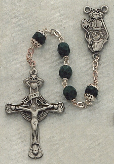 St. Patrick Rosary w/ Pewter