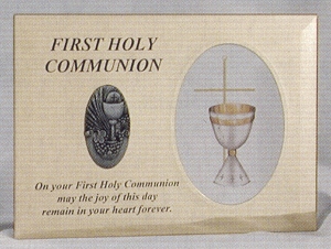 First Communion Photo Plaque 5x7 In.