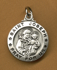 St. Joseph Sterling Medal 5/8 In.