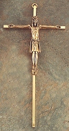 Gold 'n Bronze Crucifix 12 In.