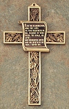 Resurrection Prayer Cross 9 In.