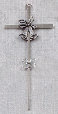 25th Anniversary Cross 7 In.