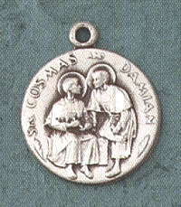 Sts. Cosmas & Damian Sterling Medal 