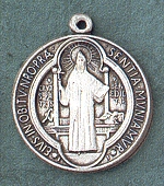 St. Benedict Sterling Jubilee Medal 1 In.