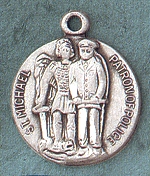 St. Michael Police Sterling Medal 1in.