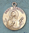 St. Dorothy Gold Filled Medal 