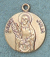 St Julia Gold Filled Medal 