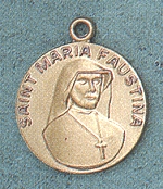 St. Maria Faustina Gold Filled Medal 