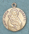 St. Maria Goretti Gold Filled Medal 