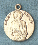 St. Philip Gold Filled Medal 