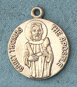 St. Thomas The Apostle Gold Filled Medal