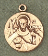 St. Bernard 14kt Gold Medal 