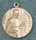 St. Camillus 14kt Gold Medal 