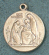 St. Catherine 14kt Gold Medal 