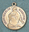 St. Charles 14kt Gold Medal 