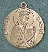 St. David 14kt Gold Medal 