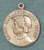 St. Elizabeth Ann Seton 14kt Medal 