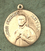St. Francis Xavier 14kt Gold Medal 