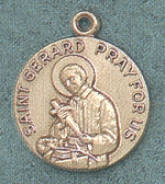St. Gerard 14kt Gold Medal