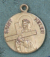 St. Helen 14kt Gold Medal 