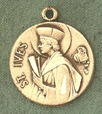 St. Ives 14kt Gold Medal 