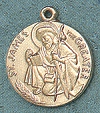 St. James 14kt Gold Medal 