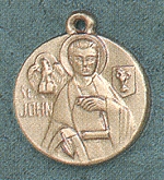 St. John The Evangelist 14kt Gold Medal 