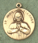 St. John Vianney 14kt Gold Medal 