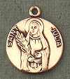 St. Julia 14kt Gold Medal 